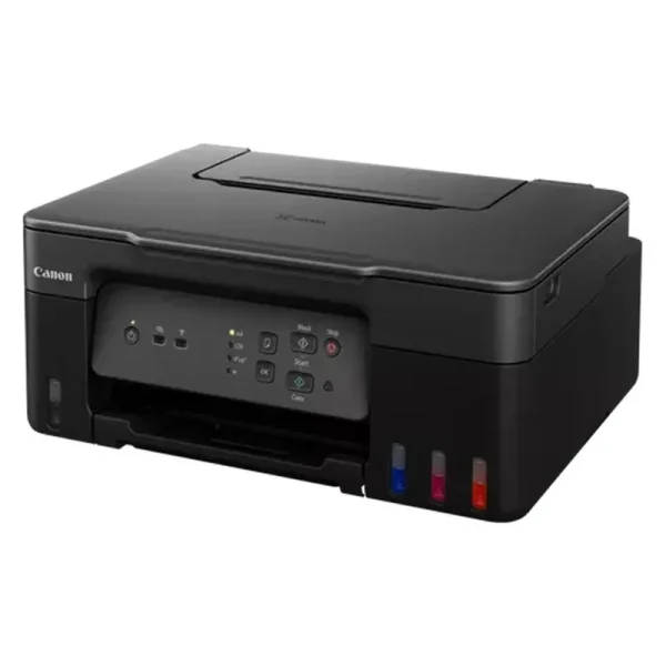 پرینتر جوهرافشان رنگی چندکاره کانن مدل PIXMA G2430، سایز چاپ A4 با قابلیت پرینت، اسکن و کپی، چاپ بدون حاشیه، رزولوشن 4800x1200 DPI، اتصال USB و سرعت چاپ 9 برگ در دقیقه سیاه‌وسفید و 5 برگ در دقیقه رنگی - تصویر 3