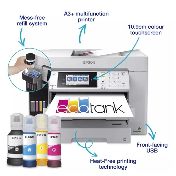 پرینتر چندکاره جوهرافشان اپسون مدل EcoTank L15180 - تصویر 6