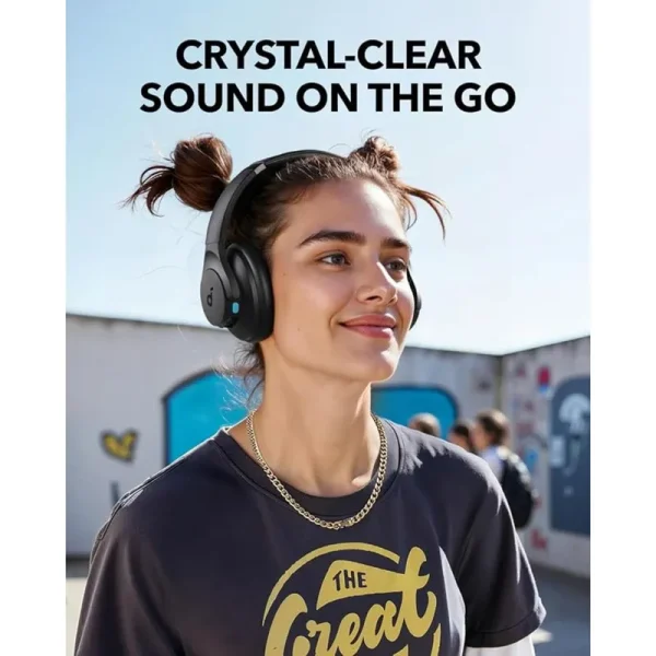 هدفون بلوتوثی انکر مدل Soundcore Q11i بدون قابلیت نویز کنسلینگ، درگاه شارژ USB Type-C، دارای میکروفون داخلی، شارژ سریع - تصویر 4