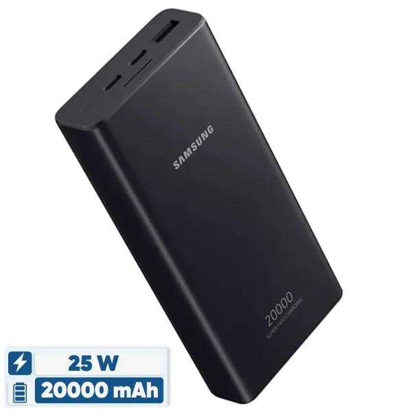 پاوربانک 25 وات سامسونگ مدل EB-P5300 ظرفیت 20000 میلی‌آمپرساعت - تصویر 1