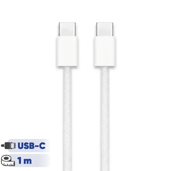 کابل USB-C اپل مدل 60W-C طول 1 متر_5 کابل USB-C اپل مدل 60W-C طول 1 متر - تصویر 1